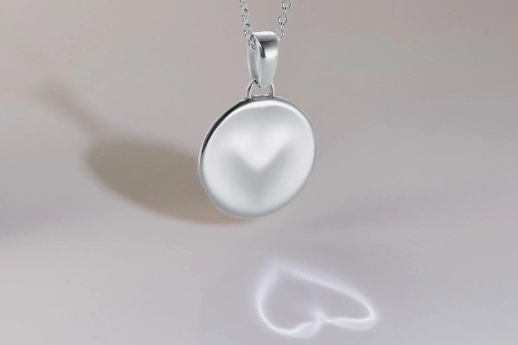 Jewellery made from silver recycled from X-rays